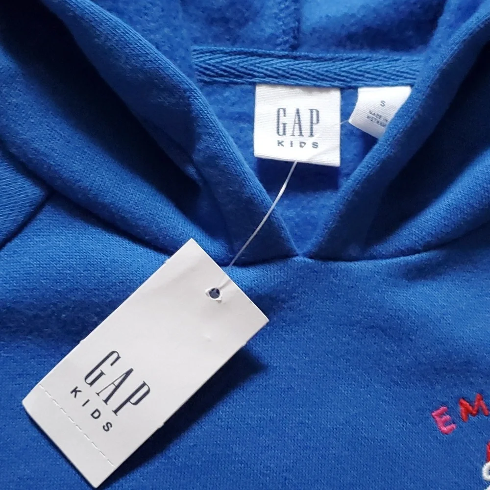 🆕️ GAP GIRL'S BLUE HOODED SWEATER 💁‍♀️💙